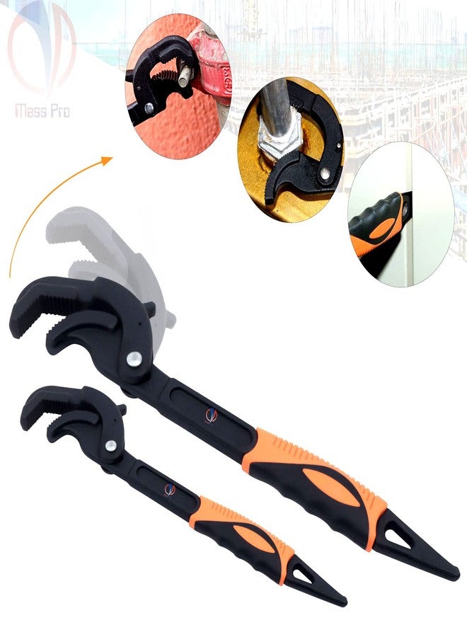 Mass Pro 1 Set Multi-function Magic Wrench Universal Adjustable Wrenches Single Sided Pipe Wrench - Image 2